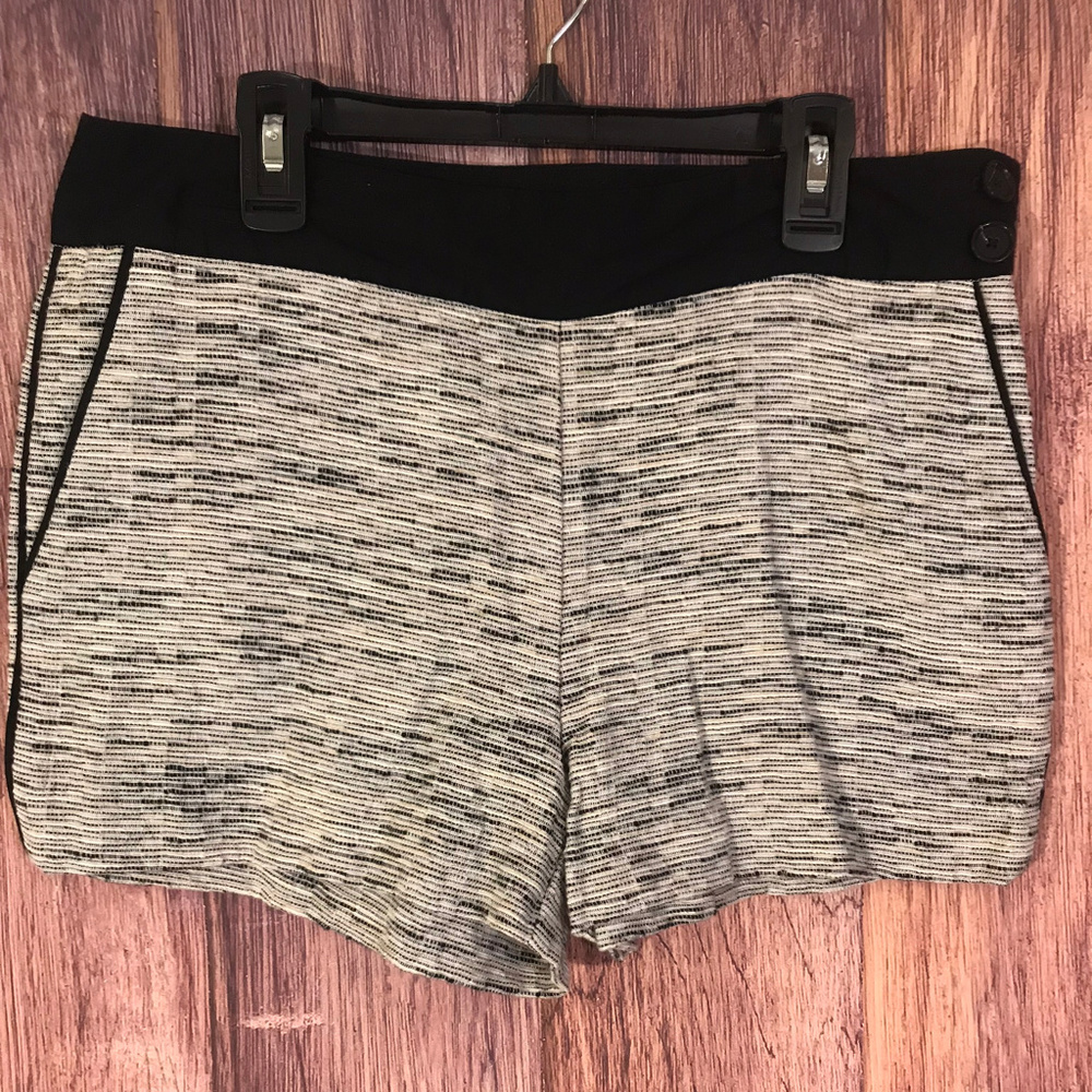 Ann Taylor Loft Black & White Shorts